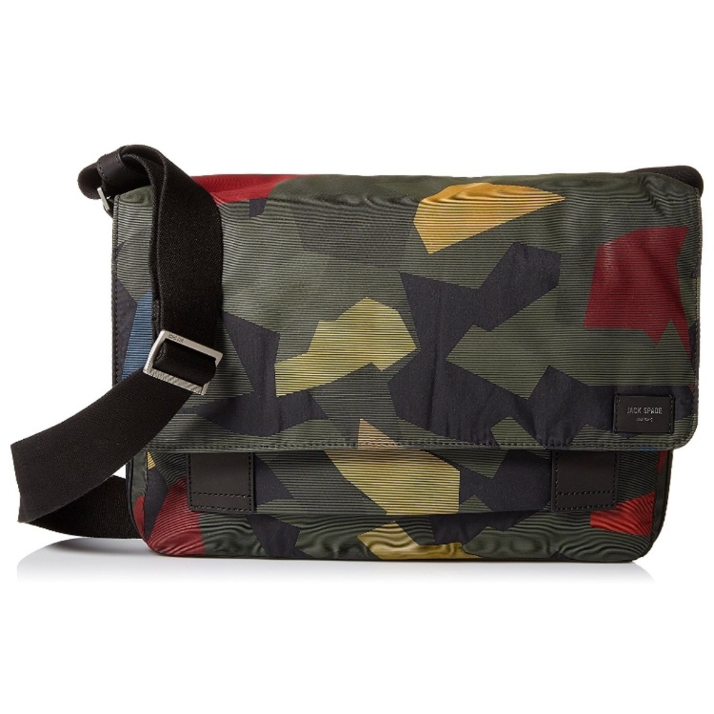 Jack Spade Nylon Messenger, Kaleidoscope Camo